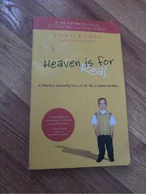 Heaven Is for Real by Todd Burpo - Yellow Cover